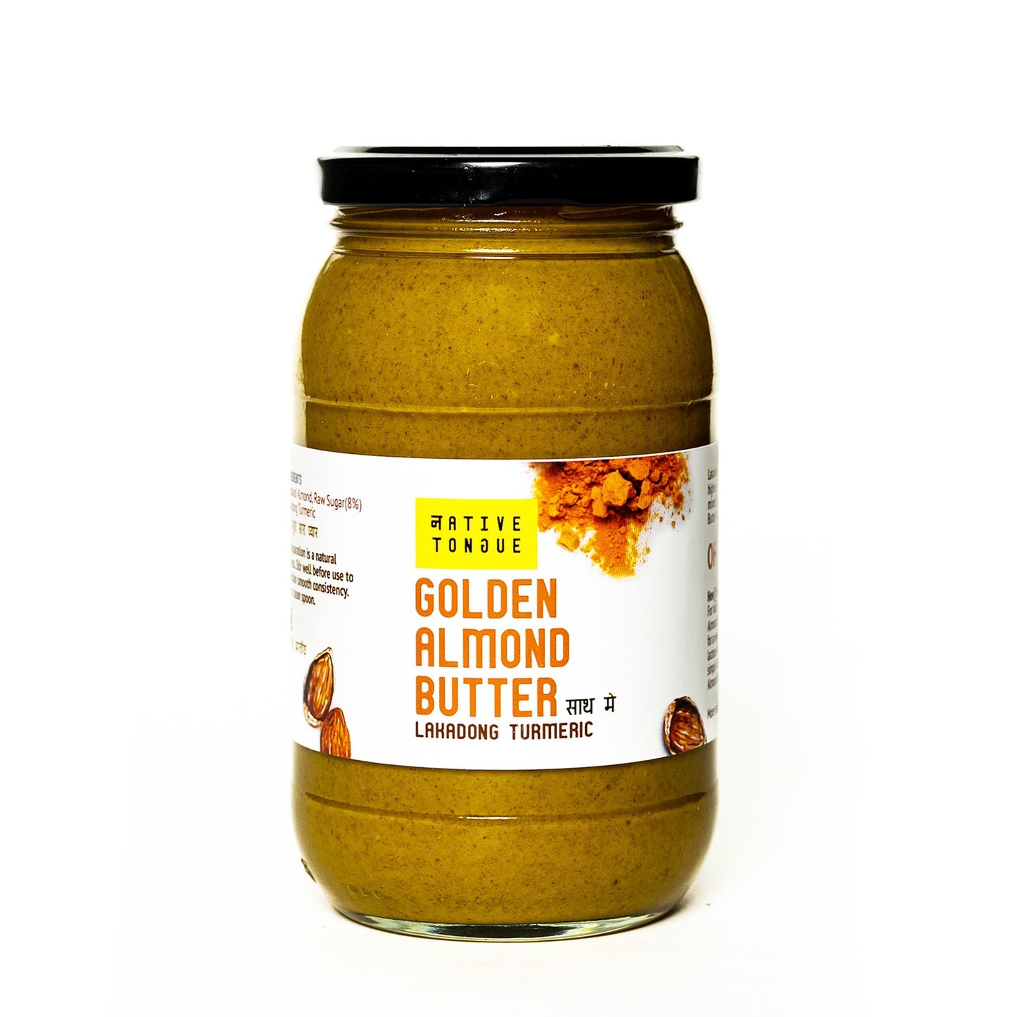 Golden Almond Butter with Lakadong Turmeric
