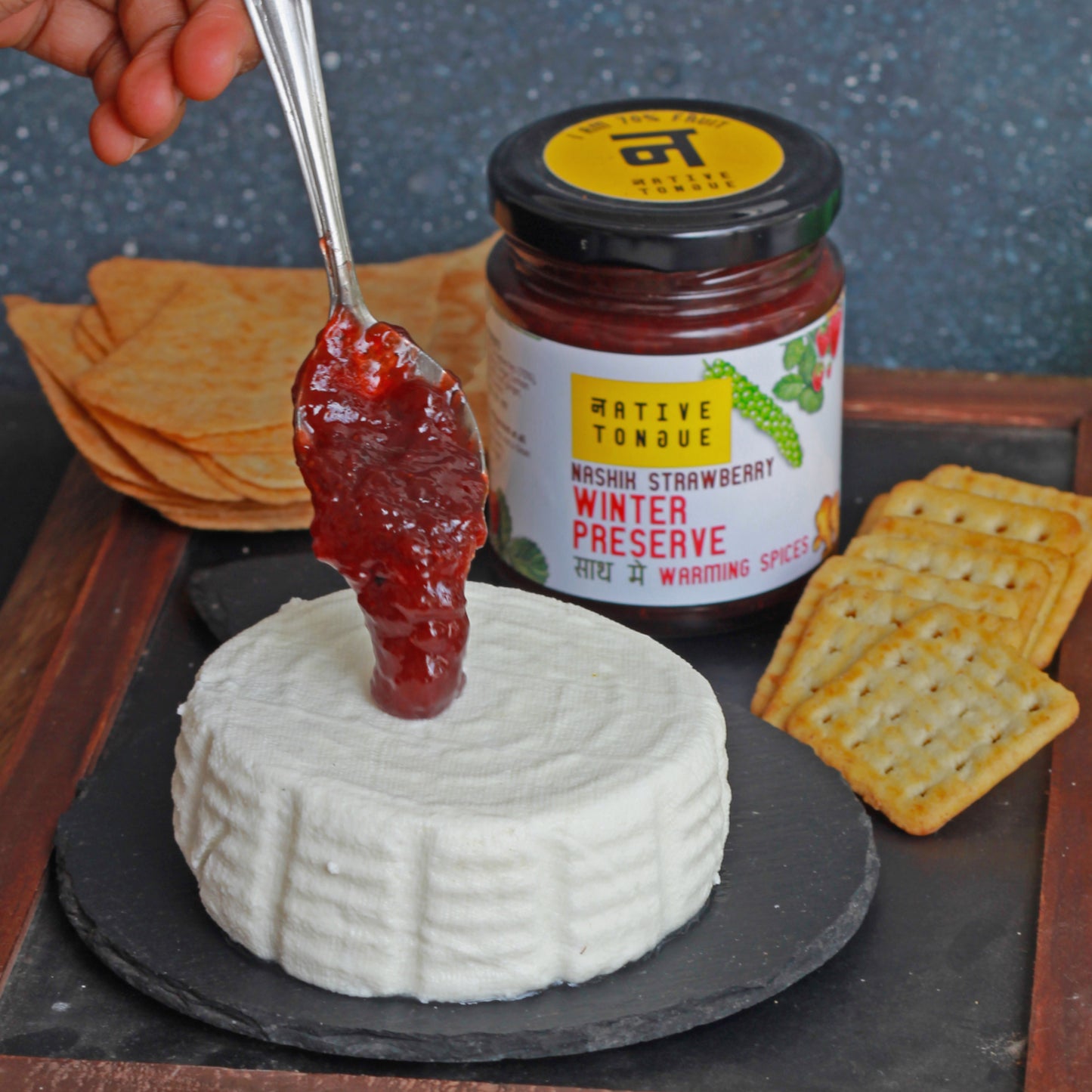 Strawberry Winter Preserve with Warming Spices | 70% Fruit | Low Sugar