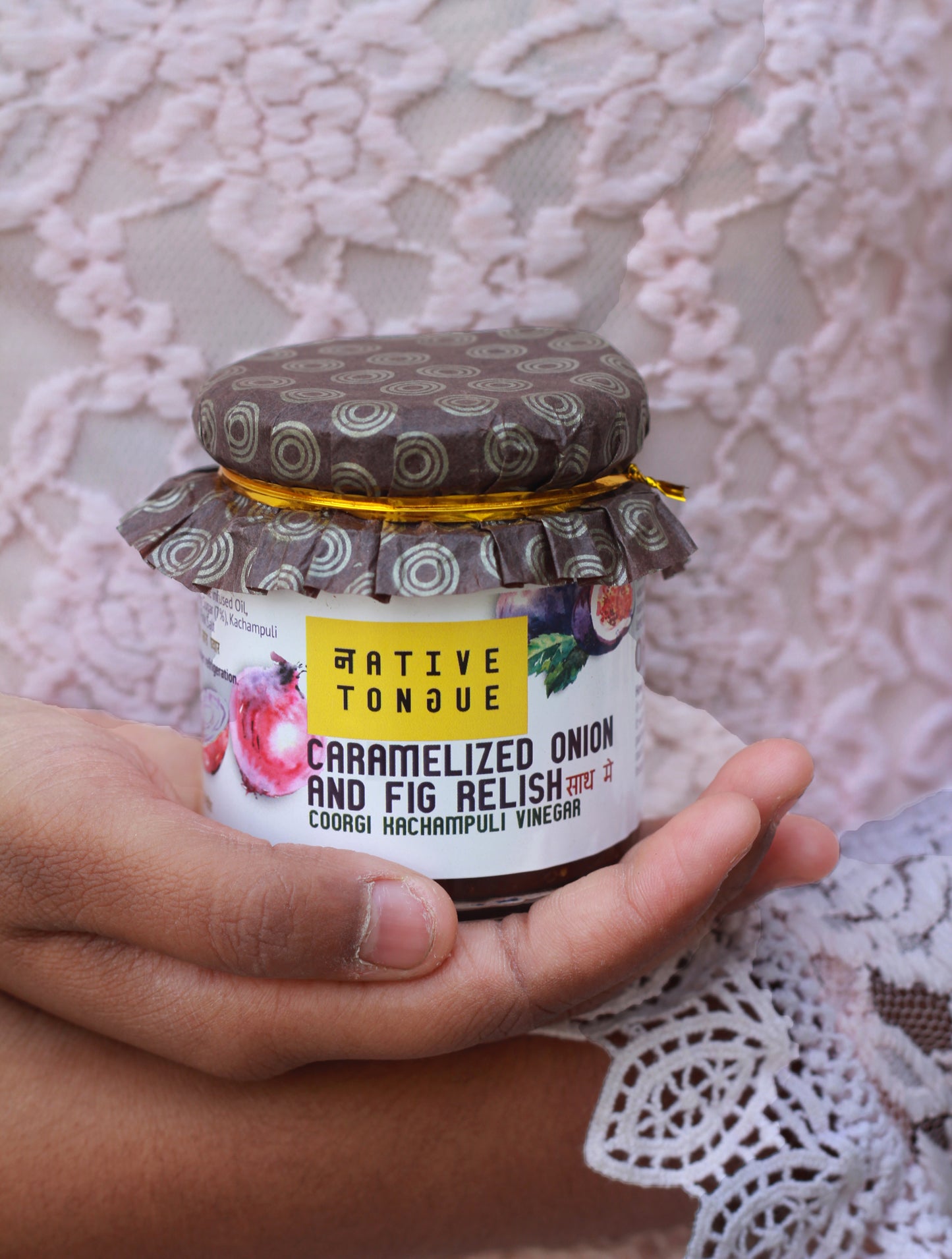 Caramelized Onion And Fig Relish With Kachampuli Vinegar