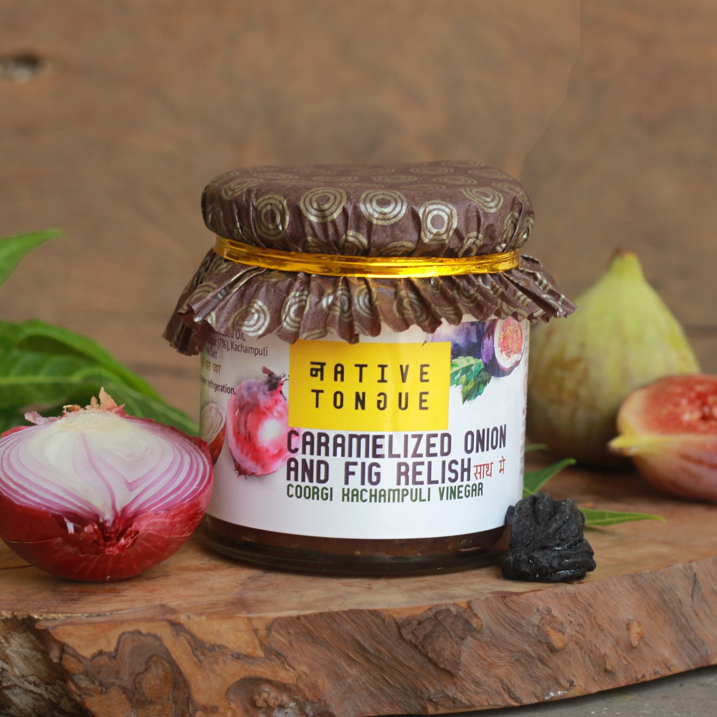 Caramelized Onion And Fig Relish With Kachampuli Vinegar