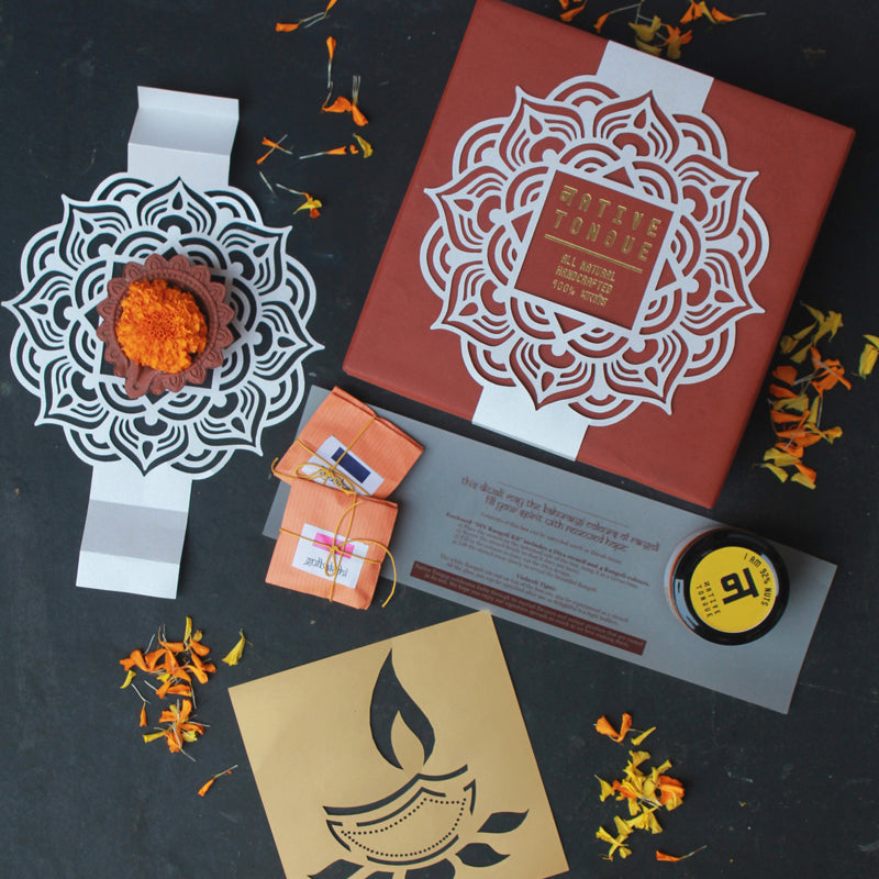 Native Tongue Diwali Hamper + DIY Rangoli Kit